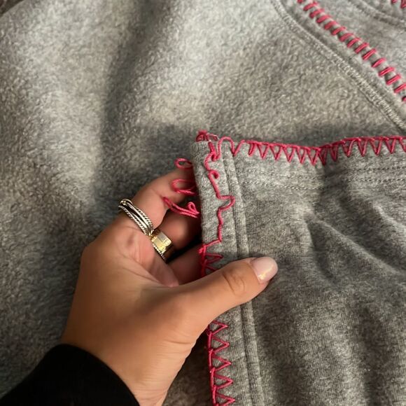 Victoria's Secret VS PINK Pillow & Blanket Travel Bag Set Monogram Dog - Picture 6 of 7